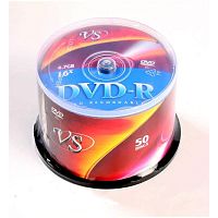 Носители информации DVD-R, 16x, VS, Cake/50, VSDVDRCB5001