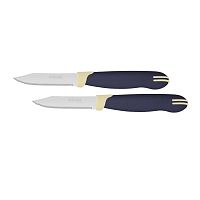 Ножи для овощей 7,5 см,2 ножа, в блистере Multicolor (И7636)