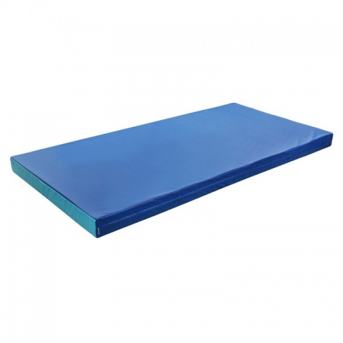 Мат гимнастический (1000x2000x100 мм) сине-голубой 351610
