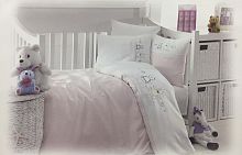 Детское постельное белье в кроватку "LAMITE " Maison D'or, цвет розовый