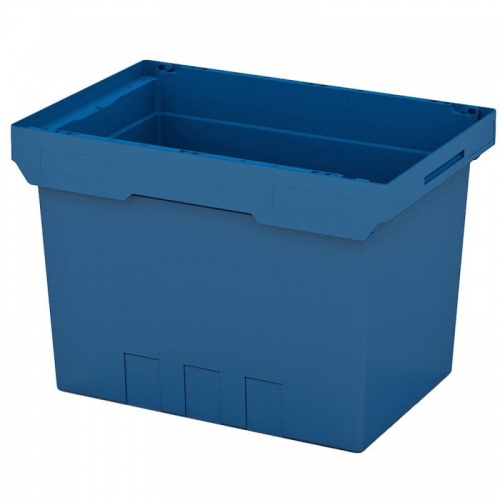 Ящик вкладываемый синий 600х400х420 с усиленным дном (KVR 6442)