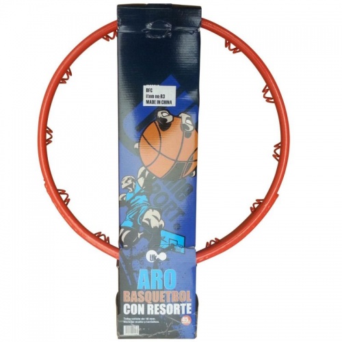 Кольцо баскетбольное DFC R3 45см (18) 2 пружины, оранж/красное
