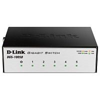 Коммутатор D-Link DGS-1005D/I3A 5G неуправляемый
