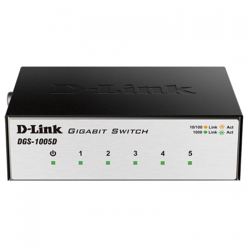 Коммутатор D-Link DGS-1005D/I3A 5G неуправляемый