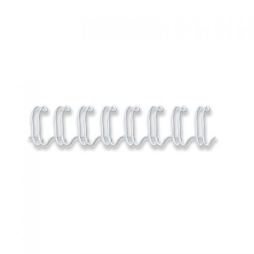 Пружины для переплета металлические Fellowes 12 мм, белый,100 шт/уп